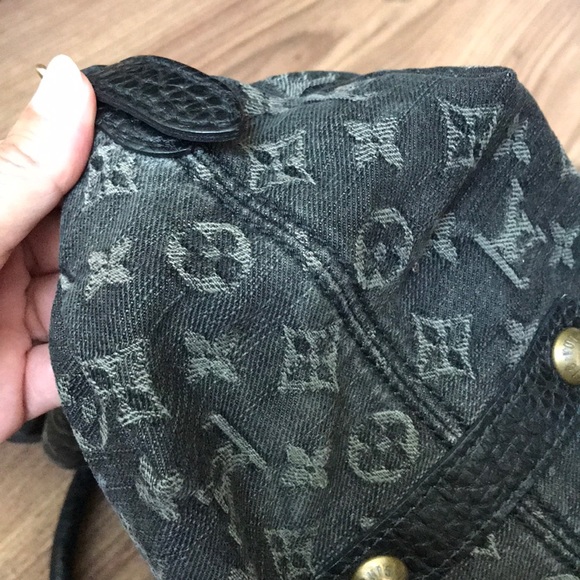 SOLD ‼️authentic Louis Vuitton denim shoulder bag - Picture 13 of 16